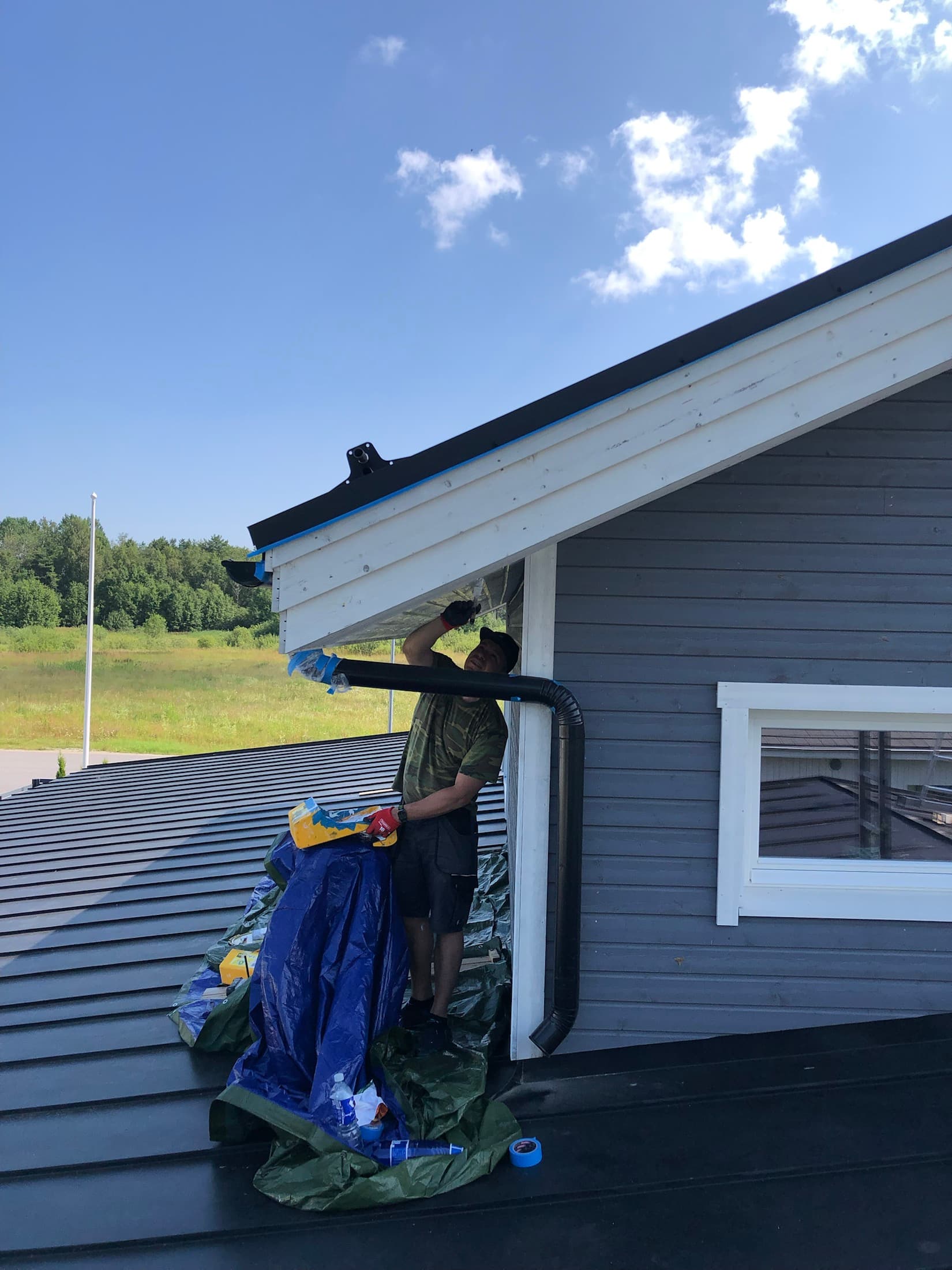 Fassaadi pesemine ja värvimine, Veskimöldre – Harjumaa, Veskimöldre – tehtud töö foto 7