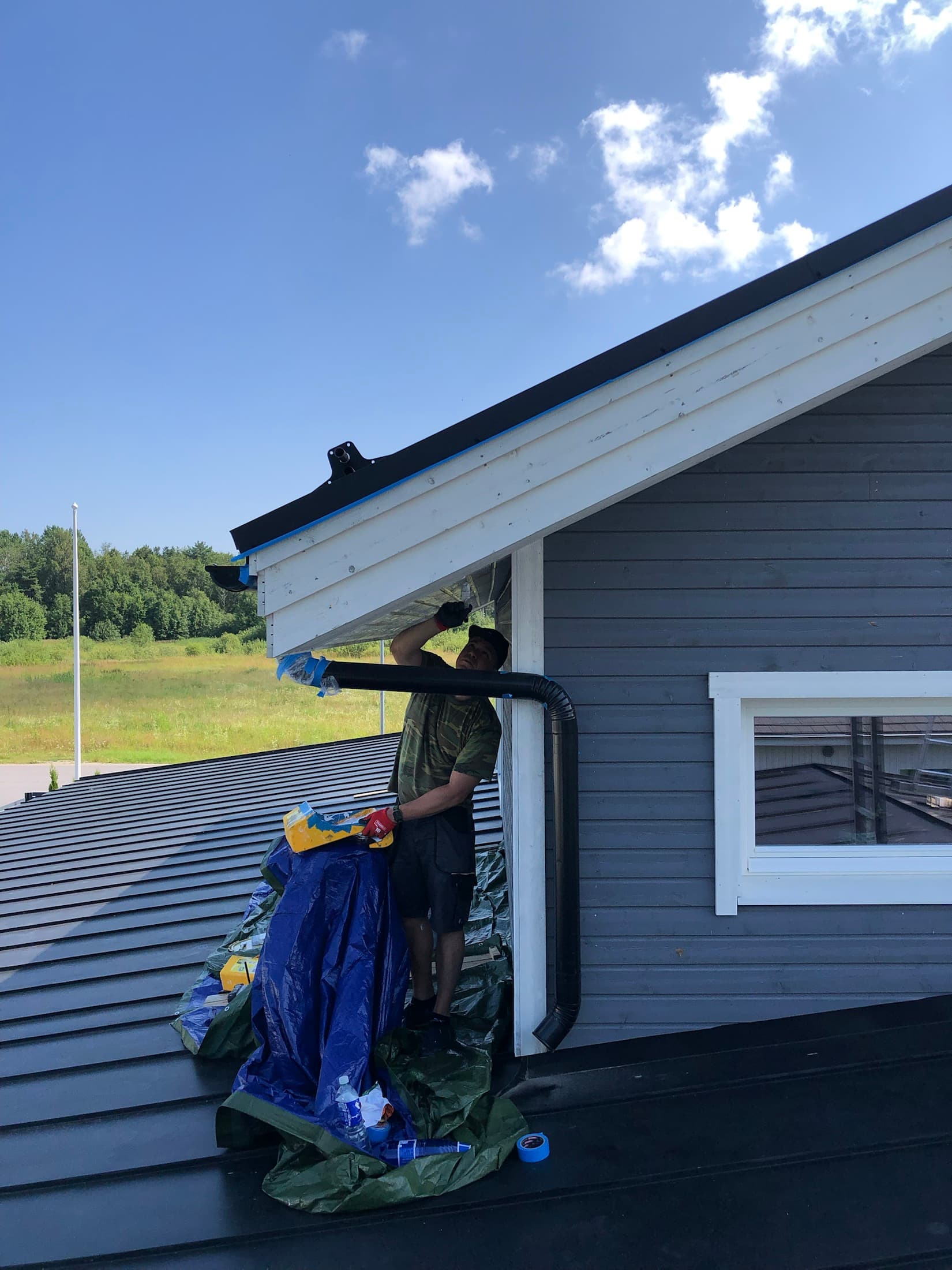 Fassaadi pesemine ja värvimine, Veskimöldre – Harjumaa, Veskimöldre – tehtud töö foto 8