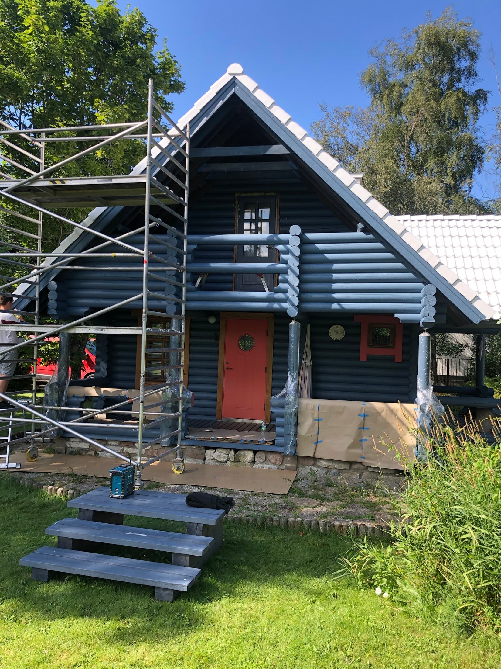 Fassaadi värvimine, Tiskre – Harjumaa, Tiskre – tehtud töö foto 2