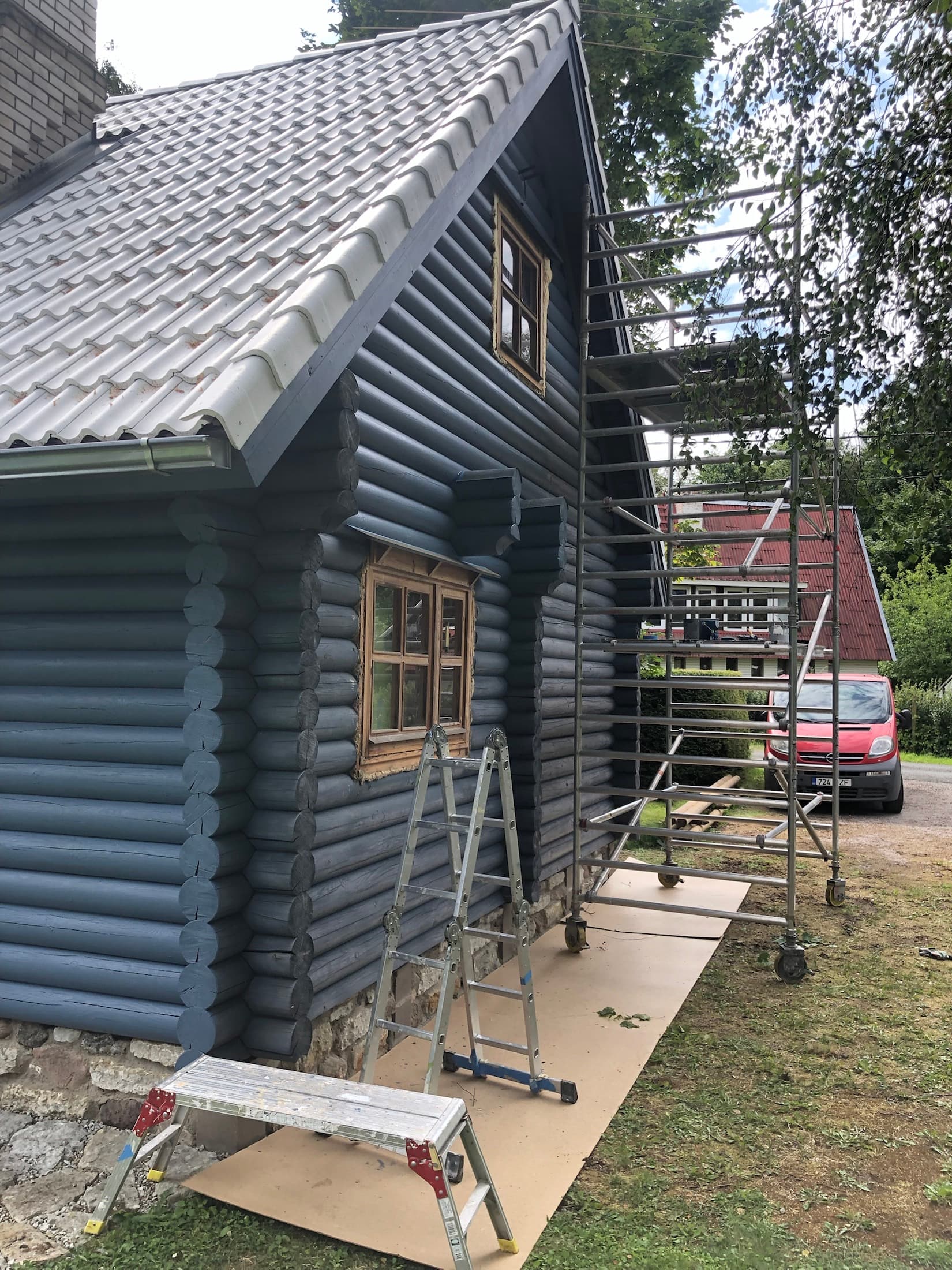 Fassaadi värvimine, Tiskre – Harjumaa, Tiskre – tehtud töö foto 4