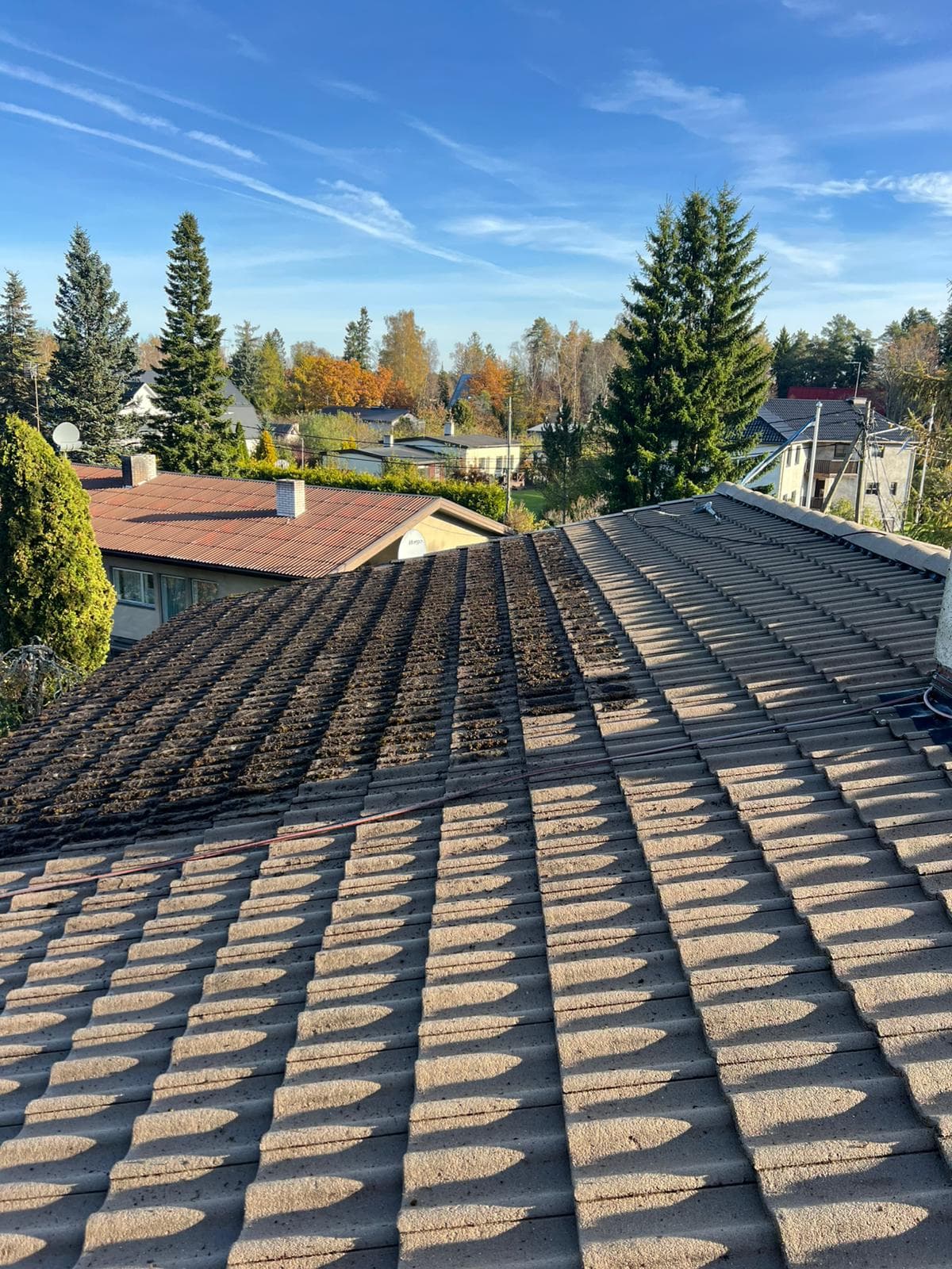 Katusepesu ja samblatõrje, Saku – Harjumaa, Saku – tehtud töö foto 3