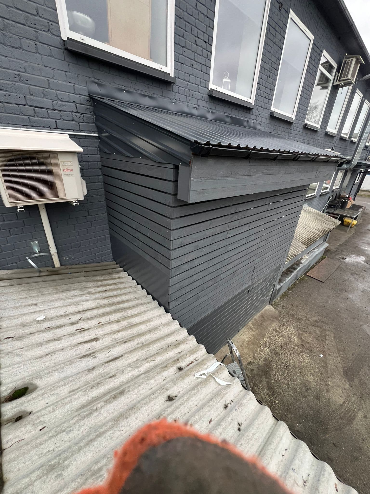 Varikatuse ja prügimaja ehitus, Hiiu – Tallinn, Hiiu – tehtud töö foto 10