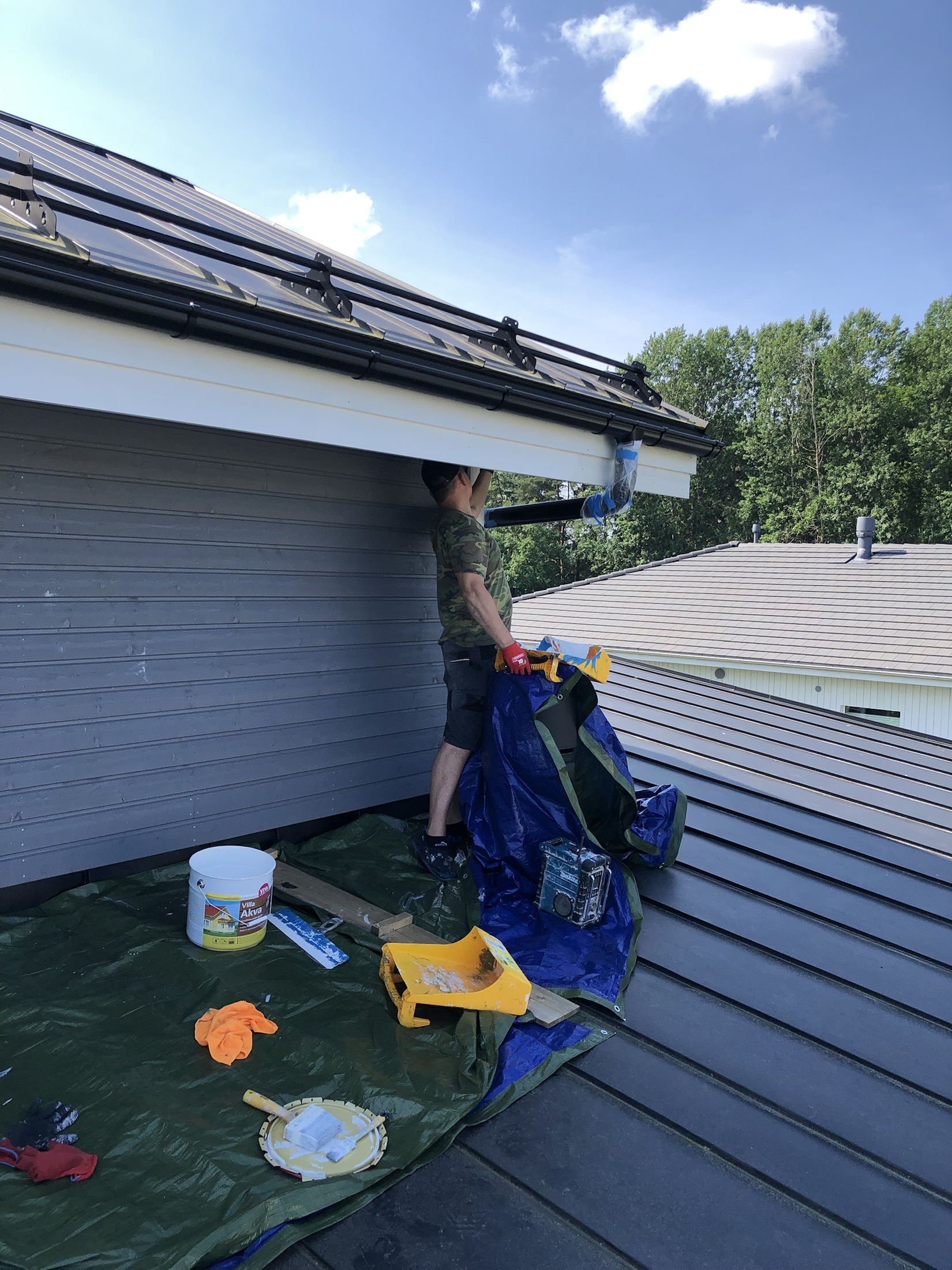 Fassaadi pesemine ja värvimine, Veskimöldre – Harjumaa, Veskimöldre – tehtud töö foto 6