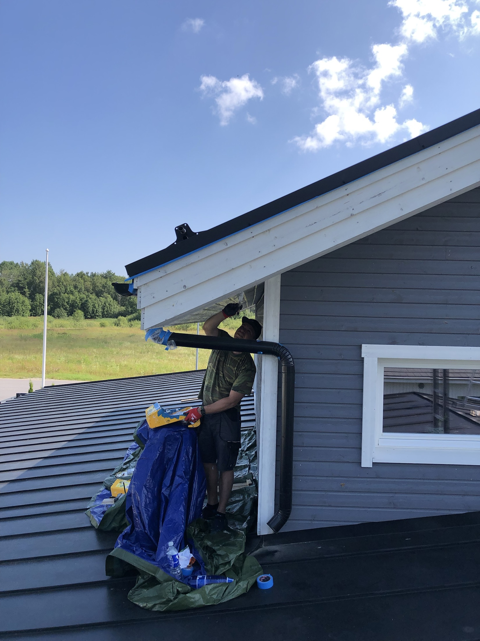 Fassaadi pesemine ja värvimine, Veskimöldre – Harjumaa, Veskimöldre – tehtud töö foto 7