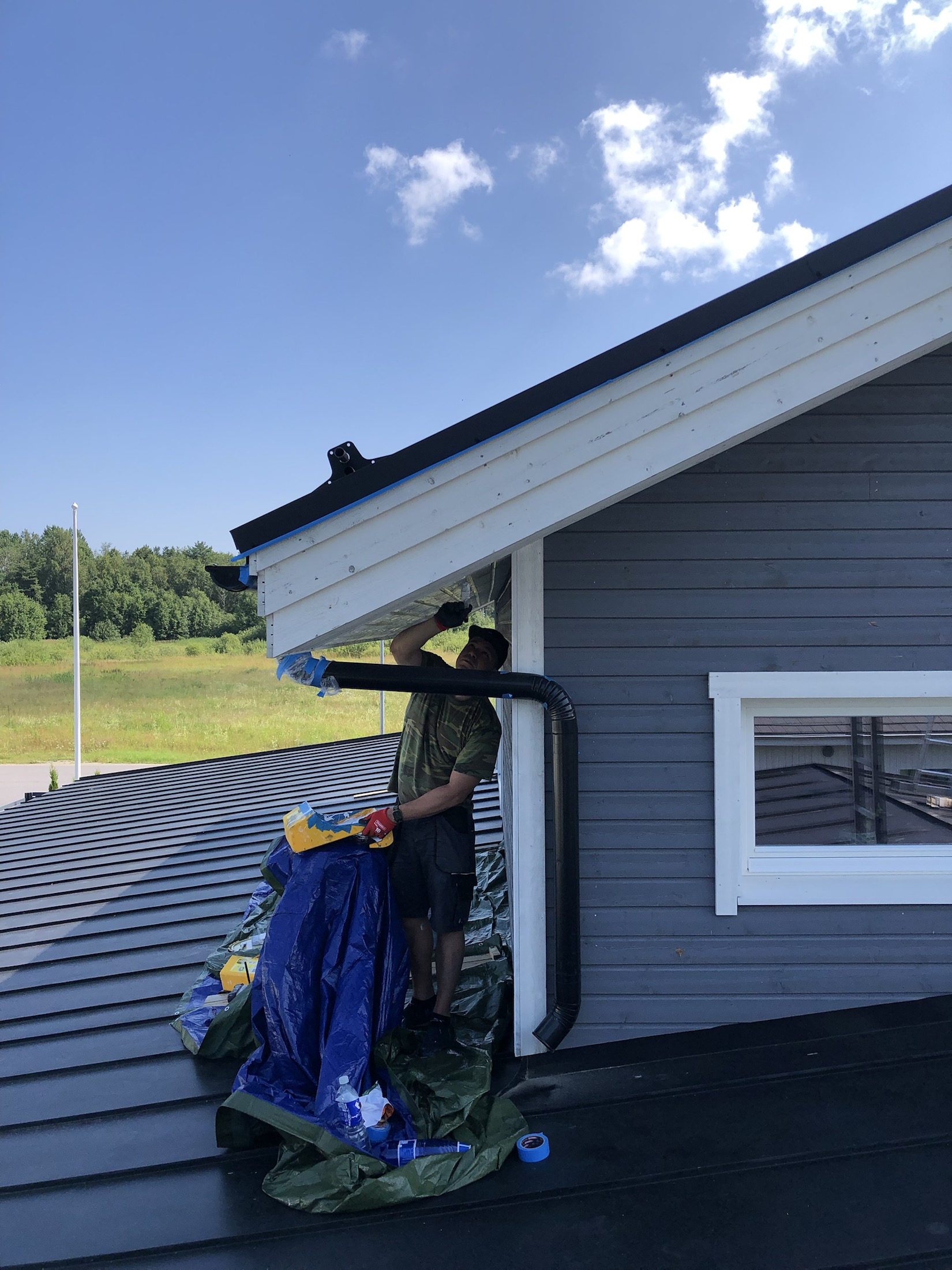 Fassaadi pesemine ja värvimine, Veskimöldre – Harjumaa, Veskimöldre – tehtud töö foto 8