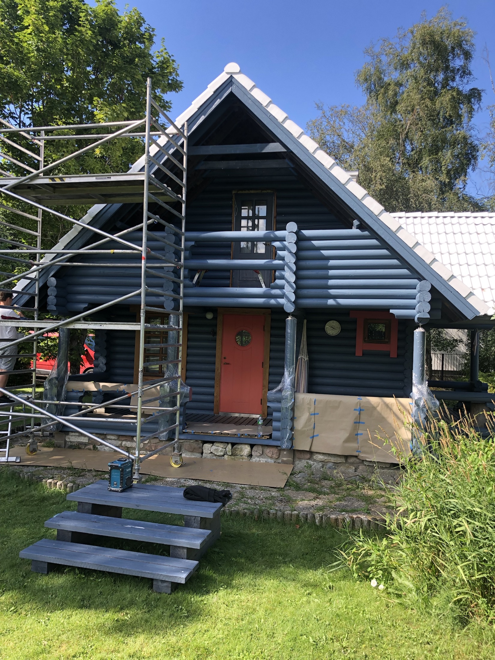 Fassaadi värvimine, Tiskre – Harjumaa, Tiskre – tehtud töö foto 2