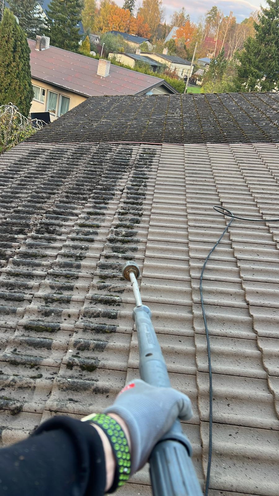 Katusepesu ja samblatõrje, Saku – Harjumaa, Saku – tehtud töö foto 4