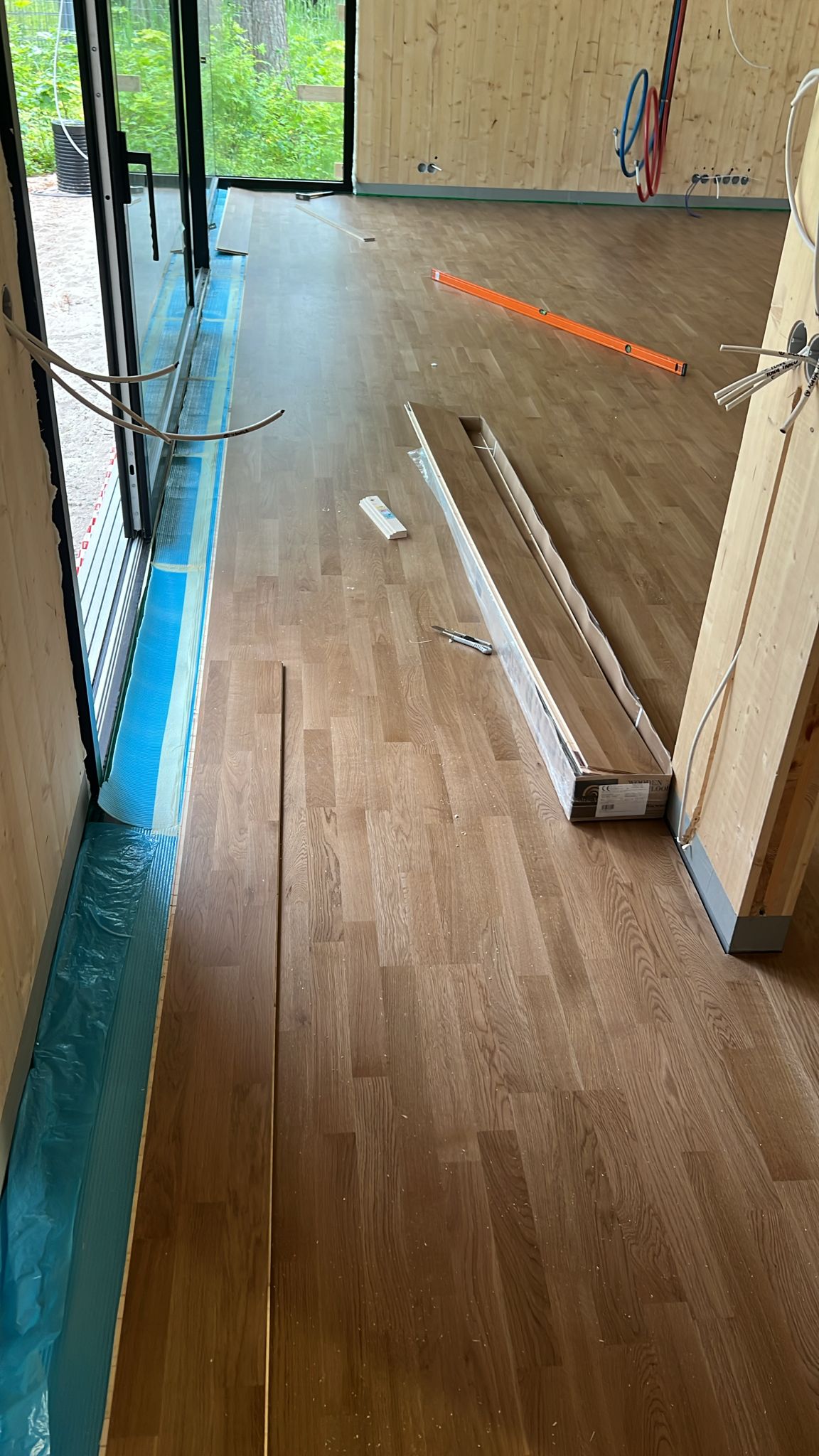 Parketipõranda paigaldus Kakumäe majas